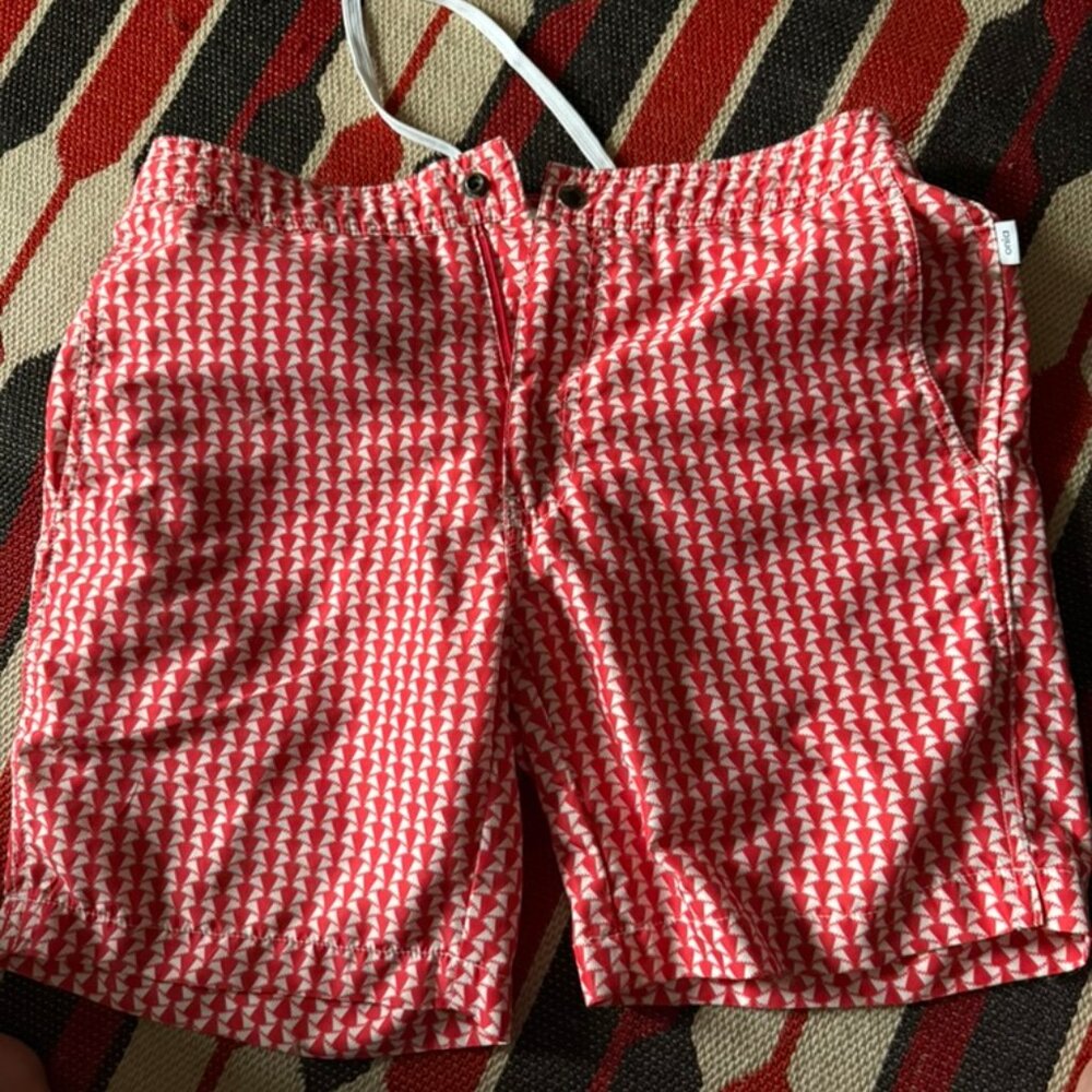Onia Geometric Paper Folds Swim Calder Trunks Med